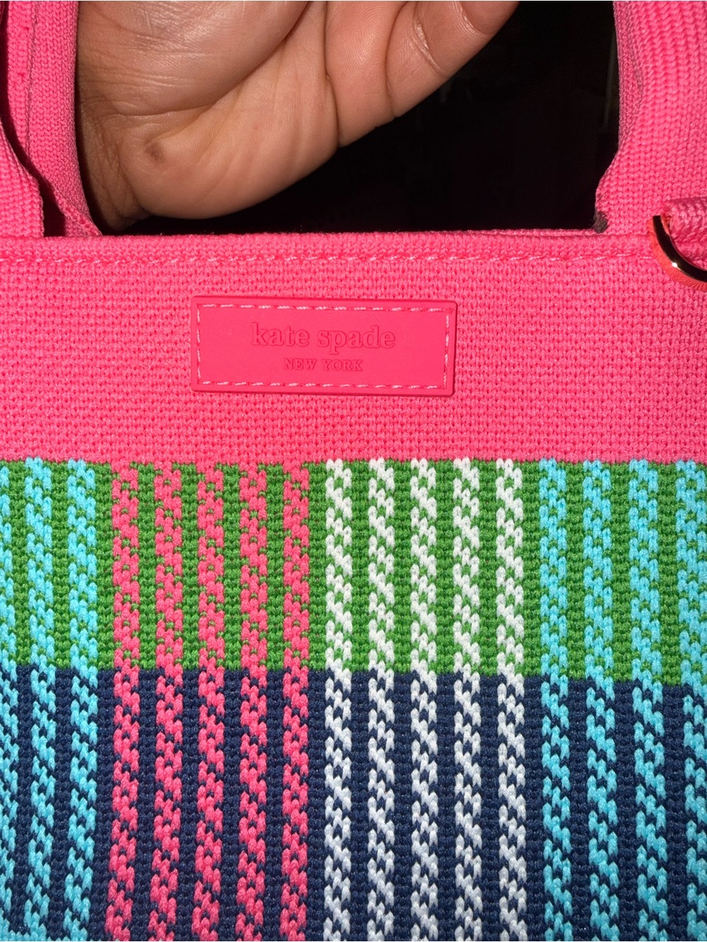 kate spade Pink Plaid Mini Satchel with Detachable Strap - Picture 5 of 5